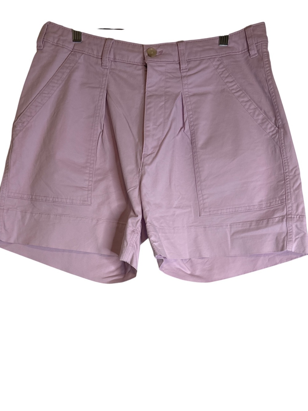 Banana Republic Lilac Cotton Utility Chino Shorts, sz 12